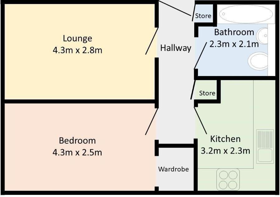 Apartment The By St Andrew Stadium, Breakfast & Free Parking